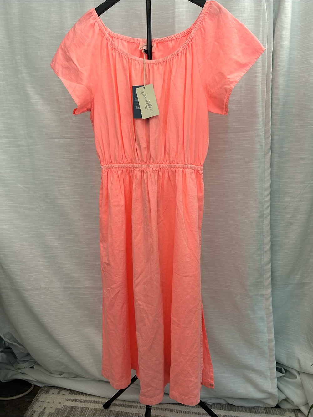 NWT Universal Thread 100% cotton summer peasant dress in midi length